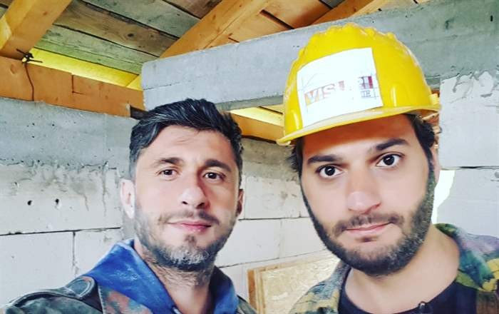 Dragoș Bucur, alături de Omid Ghannadi