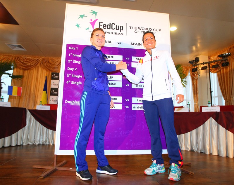 România - Spania, Fed Cup: s-a tras la sorți țintarul / GALERIE FOTO
