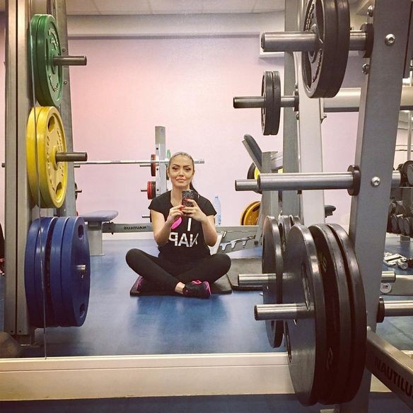 Andreea Mantea trage din greu după sărbători: a început să meargă la sală