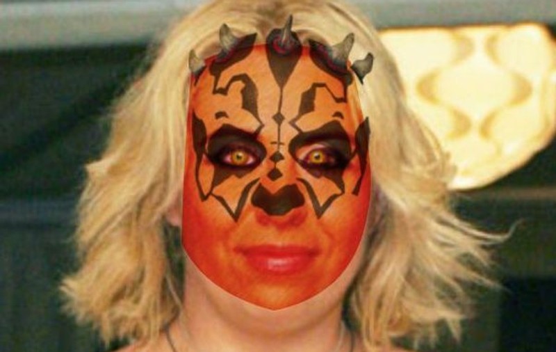Vedetele rele! Uite cum ar arăta Oana Roman dacă ar fi Darth Maul din noul Star Wars 3D!
