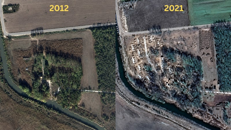 Imagini comparative cu imobilul din anii 2012 și 2021