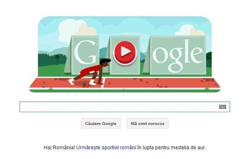 JO 2012  Distracţia zilei pe GOOGLE! Ce poţi să-i faci atletului-logo