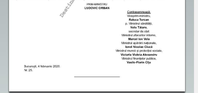 Ministrul Sănătății nu se află printre semnatarii Ordonanței pe sănătate
