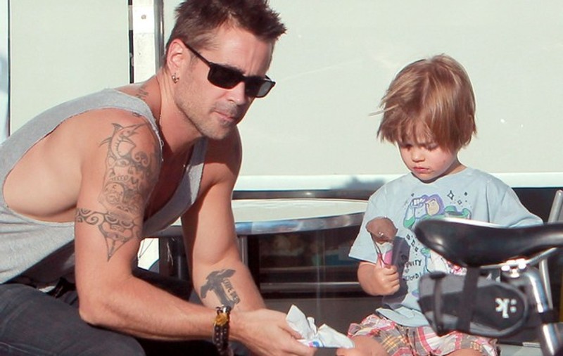Colin Farrell şi-a scos băiatul la îngheţată | FOTO