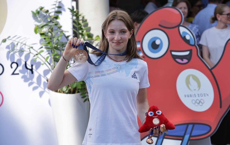 Ana Maria Bărbosu, după ce a primit medalia olimpică de bronz: „Sper să aduc cât mai multe” | VIDEO