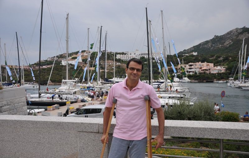 Lucian Mîndruţă şi-a rupt o coastă, la yachting!