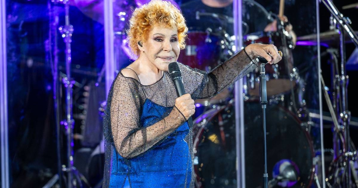 Ornella Vanoni în timpul concertului Ornella Vanoni Senza Fine Tour la Terme di Caracalla din Roma, Italia, pe 06 iunie 2024