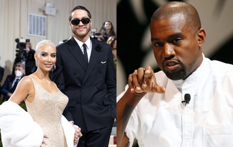 Kanye West, mesaj deplasat după ce a aflat că Pete Davidson și Kim Kardashian s-au despărțit