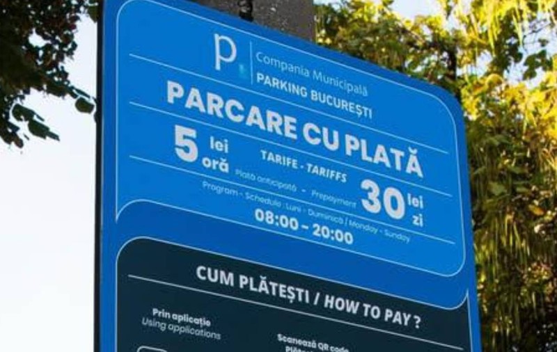 Câți bani a încasat Primăria București pentru locurile de parcare, în 2024