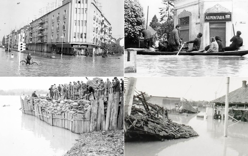 Inundațiile catastrofale din mai 1970. A plouat în Transilvania cât să acopere toată România cu un strat de opt centimetri de apă