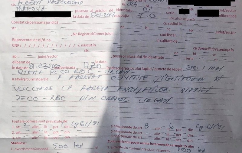 Un prahovean, amendat pentru o ceartă cu o vânzătoare: ”Eu nici nu eram acolo”. Ce au spus polițiștii