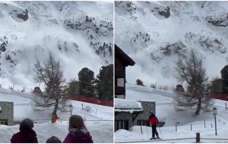 Trei oameni au murit într-o avalanșă în stațiunea elvețiană Zermatt. VIDEO cu momentul în care se produce