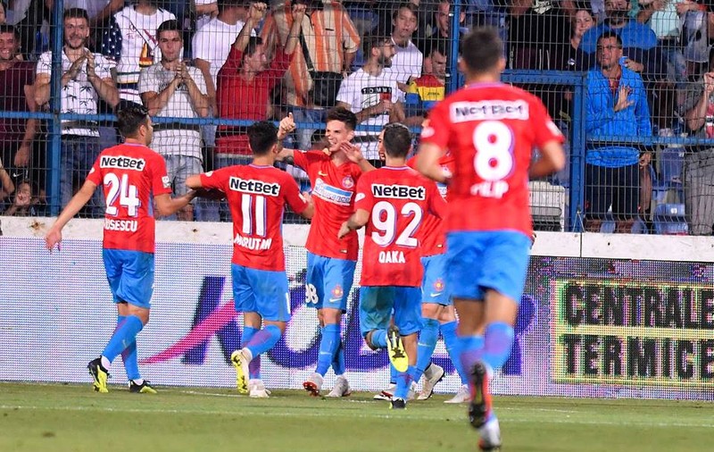 FCSB - Rapid Viena 2-1, în play-off-ul Ligii Europa. Roș-albaștrii au părăsit competiția