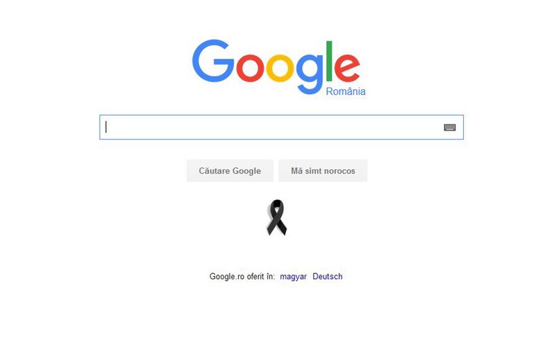Google România comemorează victimele din clubul Colectiv