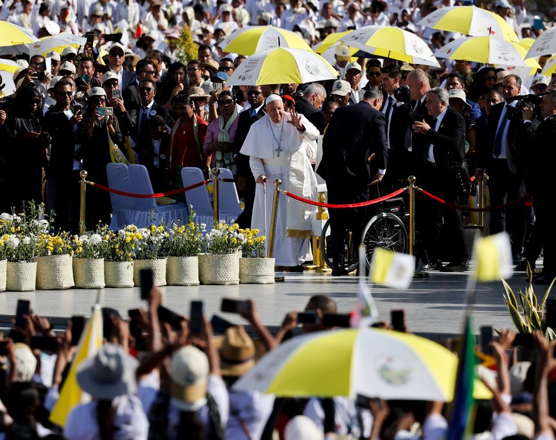 Jumătate din populația țării a luat parte la slujba Papei Francisc din Timorul de Est