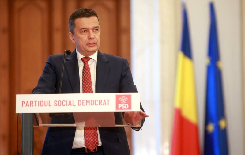 Sorin Grindeanu, conferință de presă în Parlament. Foto: Eli Driu / Libertatea