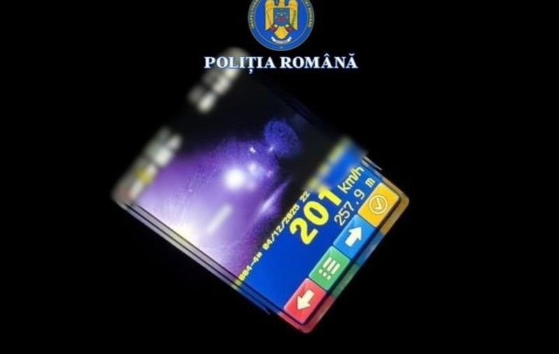 Amenda primită de un șofer care a condus pe Autostrada A2 cu 201 km/h: s-a urcat și drogat la volan