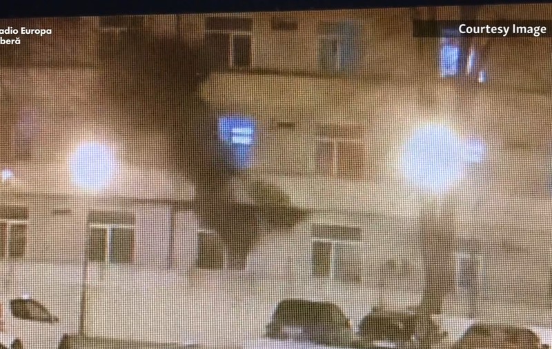 VIDEO | Momentul în care a izbucnit incendiul de la „Matei Balș”, surprins de o cameră de luat vederi
