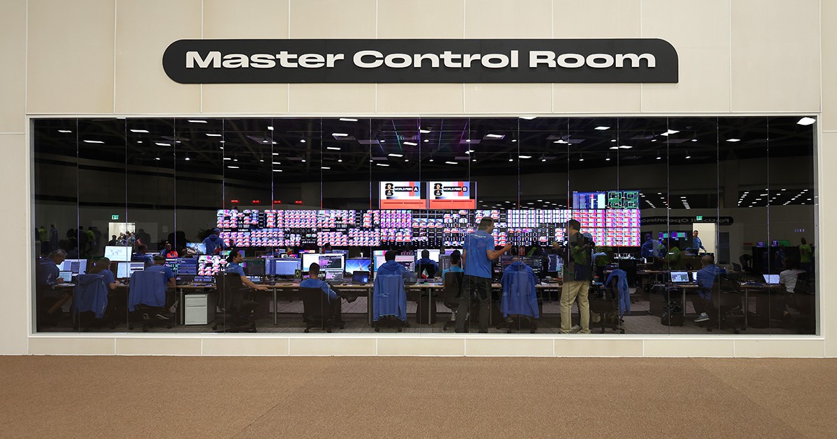 Camera de control principală a IBC (Centrul Internațional de Transmisiuni)