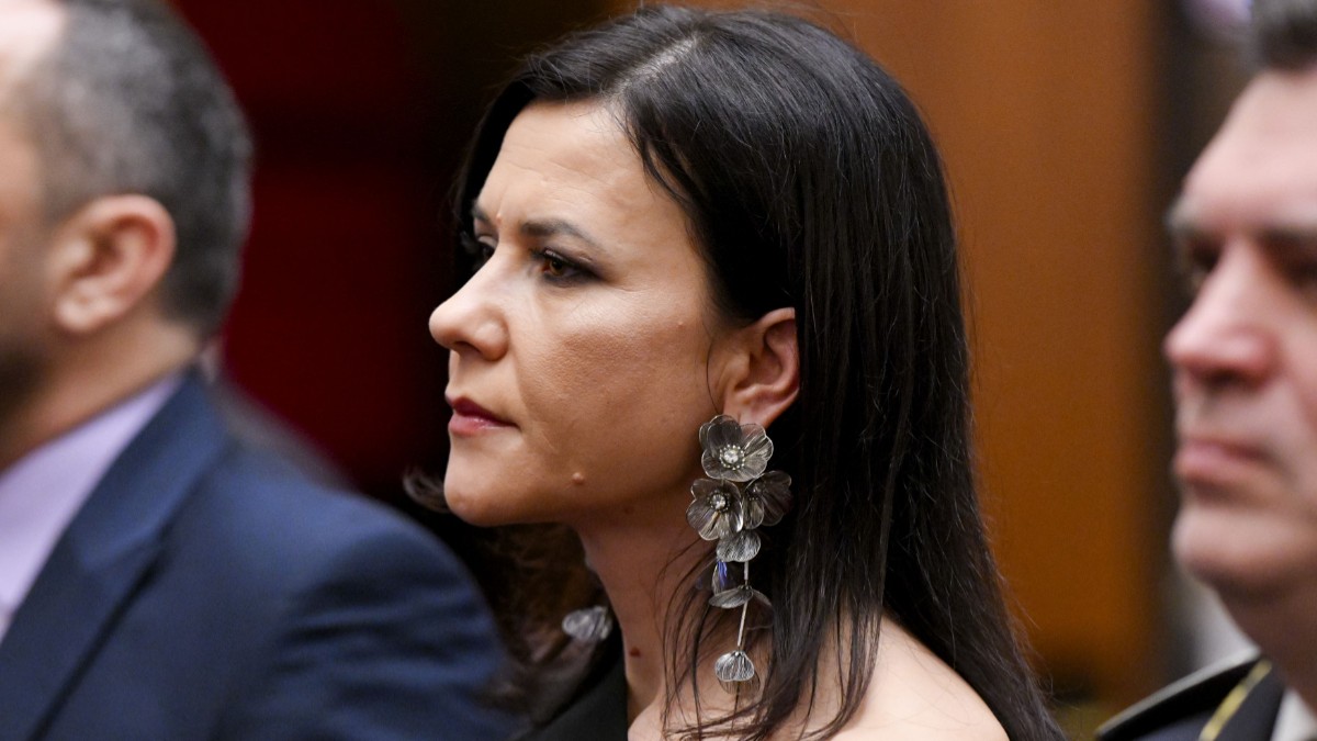 Cristina Chiriac, propunerea ministrului Justiției pentru șefia Parchetului General, fotografiată din profil, în timpul unei ședințe