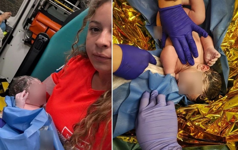 Bebeluș venit pe lume în ambulanța, în drum spre spital. Tânăra asistenta, la prima naștere din carieră: „Plânsetele au umplut autospeciala”