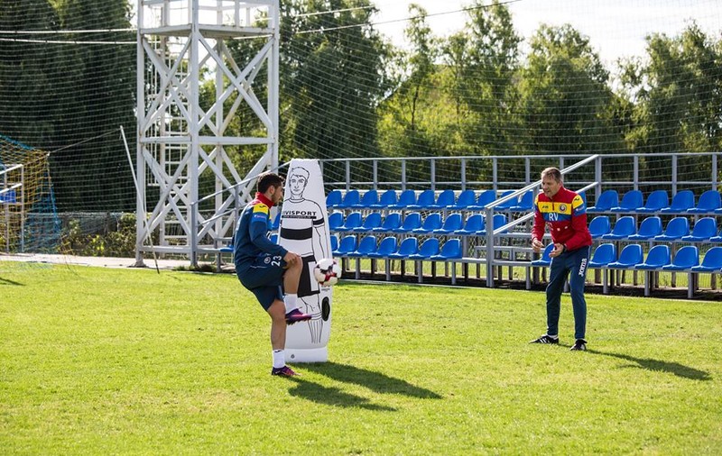 Armenia - România (sâmbătă, ora 19:00, TVR 1). Antrenament individual cu jucătorii de atac / VIDEO
