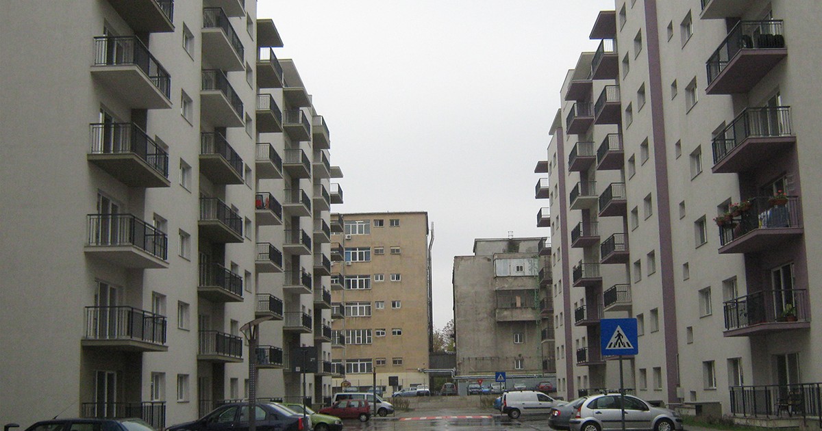 Cartier de blocuri ANL din sectorul 6 al Bucureștiului.