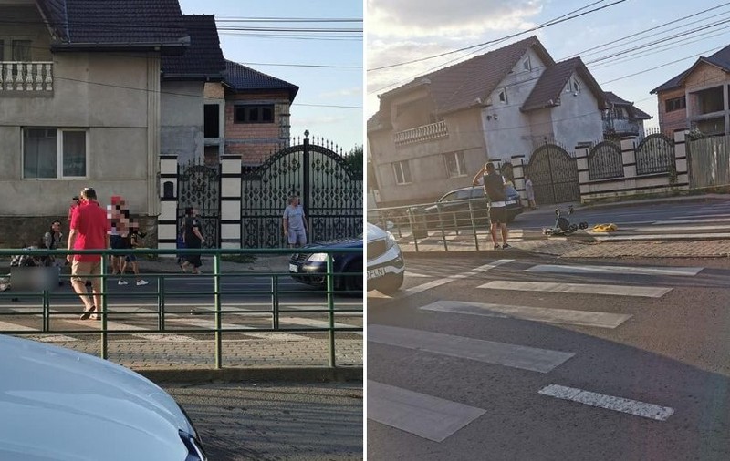 O tânără și cei doi copii ai ei au fost răniți, după ce un șofer i-a lovit pe trecerea de pietoni, la Arad