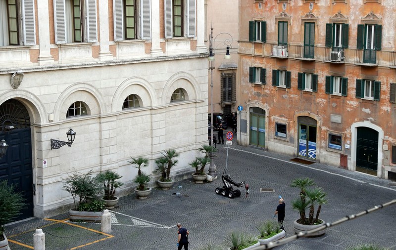 O fostă reședință din Roma a lui Silvio Berlusconi, unde s-au organizat și petreceri „bunga-bunga”, transformată în centru de presă
