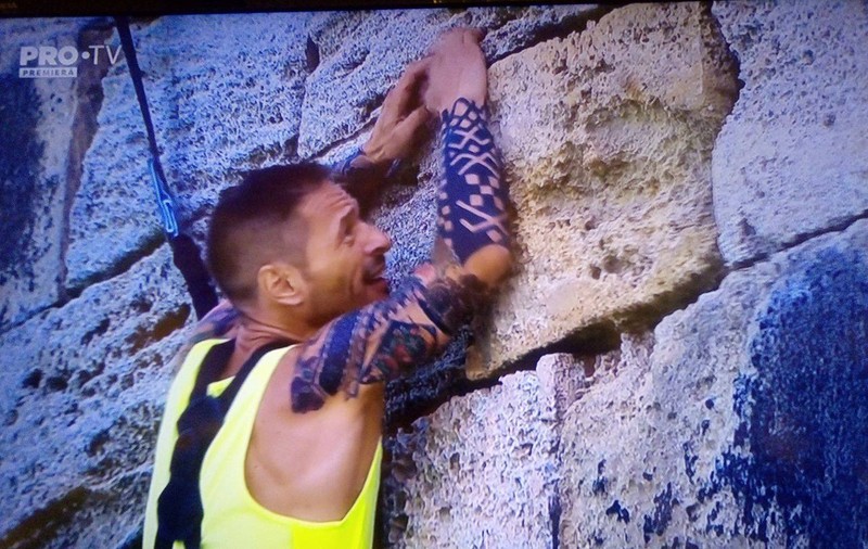 Fostul iubit al Cosminei Păsărin, George Vintilă, în cea mai nebunească încercare de la Fort Boyard