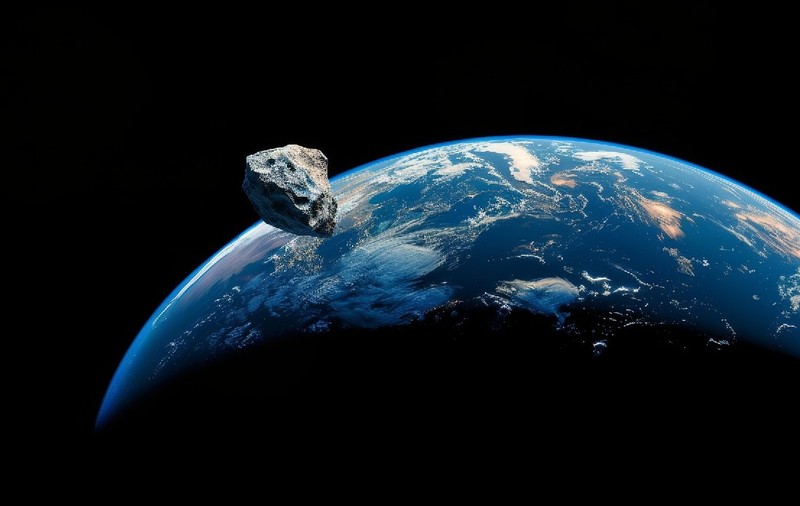 Un asteroid ascuns până acum de lumina Soarelui, orbitează periculos de aproape de Pământ