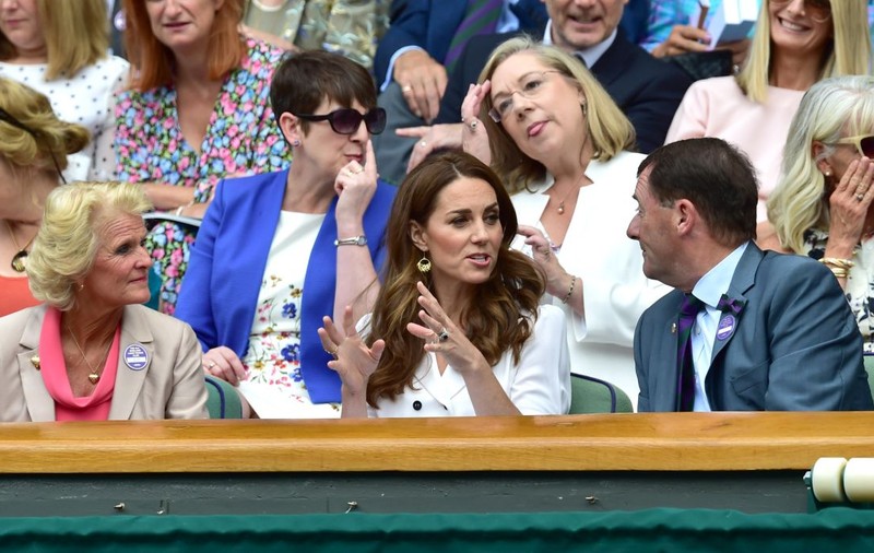 FOTO | Kate Middleton în tribune pentru meciul Anei Bogdan de la Wimbledon