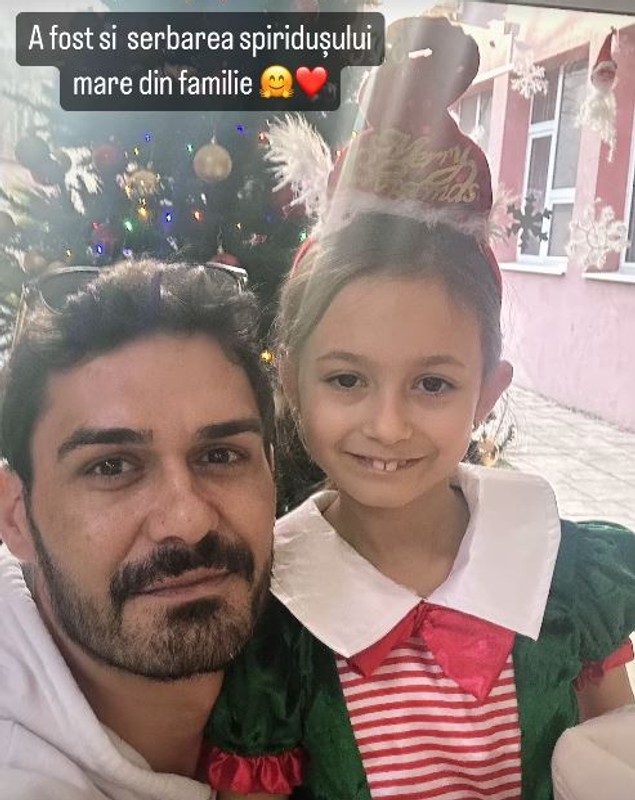 Andreea Bălan și George Burcea au fost împreună la serbarea fiicei lor. Au renunțat la certuri și au o relație civilizată