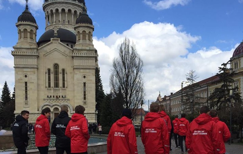 Fotbaliștii danezi au făcut o scurtă plimbare de relaxare prin Cluj | FOTO&VIDEO