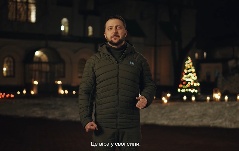 Volodimir Zelenski, mesaj de sărbători: „Ucraina îşi va crea propriul miracol de Crăciun”