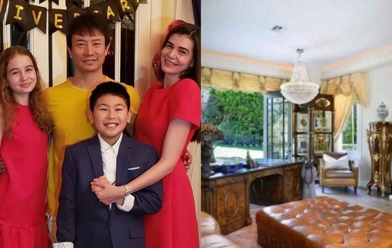 Imagini din vila în care Monica Gabor locuiește în America cu Mr. Pink. Au SPA acasă și vinotecă la subsol