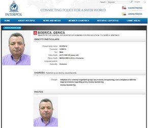 Genică Boerică este căutat prin Interpol din 2014