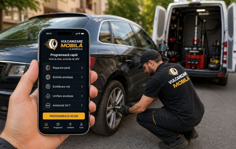 Vulcanizare Mobilă la Domiciliu - Programări