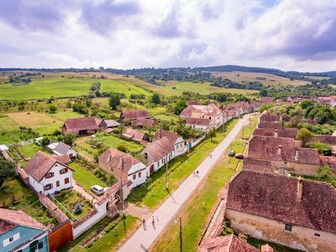 Cloasterf, unul dintre satele Saxon Village and Fortified Church in Transylvania, Romania