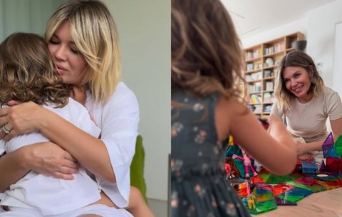 Gina Pistol, momente adorabile alături de fiica ei. Josephine și-a prezentat colecția de jucării: „Doamna Coca și Gică”