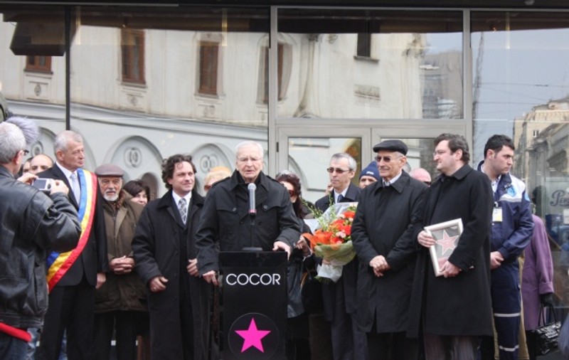 Radu Beligan a primit o stea pe Walk of Fame