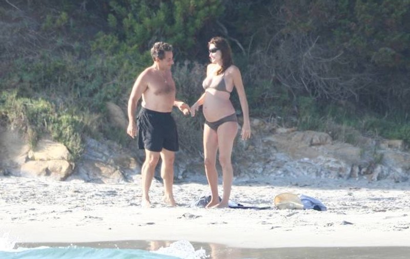 Carla Bruni, sătulă să fie însărcinată