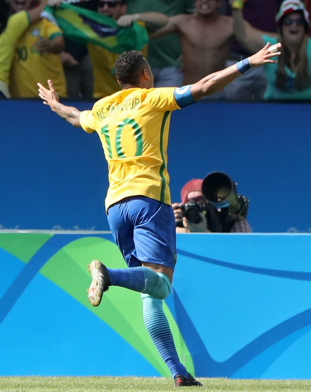 Jocurile Olimpice. Neymar a marcat cel mai rapid gol din istoria JO. Finala Brazilia - Germania GALERIE FOTO și VIDEO