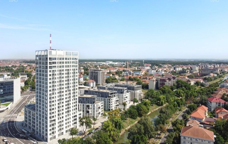 Cu cât se vinde un penthouse spectaculos din Timișoara, situat la etajul 20: „Terasa oferă vedere unică spre Bega”