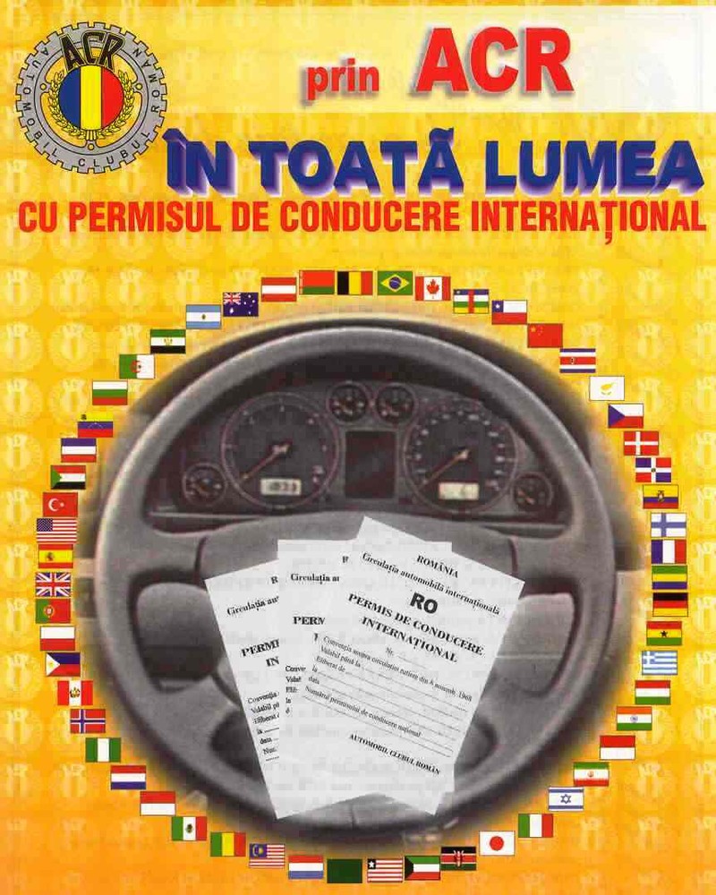 Permisul de conducere internațional pentru membri ACR