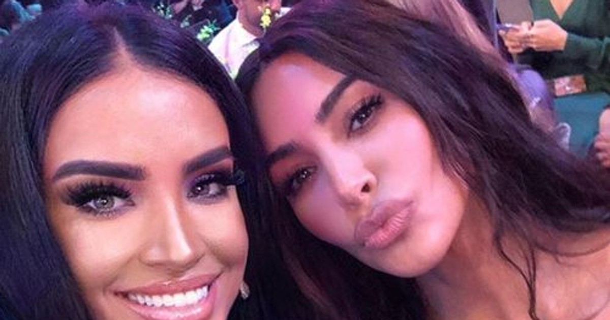 Adelina Pestrițu și Kim Kardashian (Foto Instagram)