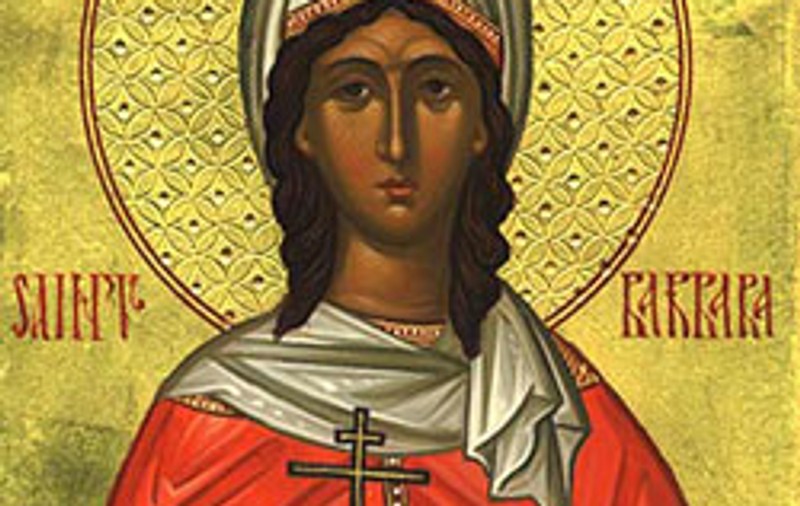 Calendar creştin-ortodox 4 decembrie 2017: Sfânta Varvara este pomenită astăzi