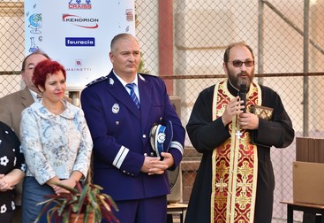 Părintele Constantin Necula, la deschiderea noului an școlar 2017, în Sibiu
