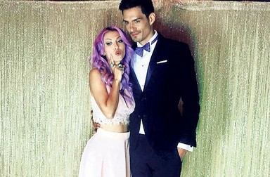 Andreea şi iubitul actual, George Burcea