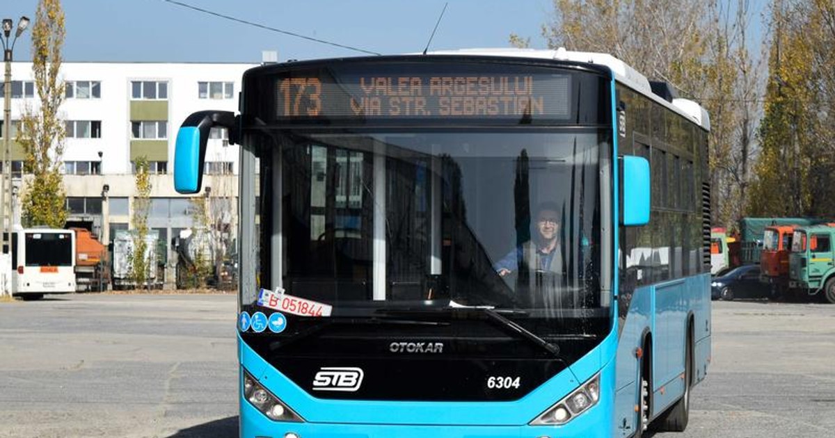 Reacția STB, după scandalul noilor autobuze Otokar. Autobuz Otokar, în București